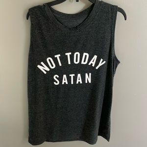 Excellent condition - Muscle tee - Medium Gray - SO SOFT!